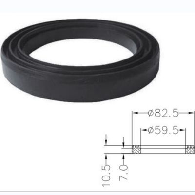 Rubberen O-ring pakking voor toiletpijpafdichting - Anti-geur Anti-lekken Aanpasbare kleur voor spoelbak met donker water