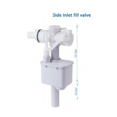 Witte plastic watertank verstelbare plastic toiletopvulkleppende klep voor toiletreservoir