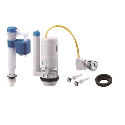 2.5L/s Spoel snelheid Dubbele spoelkleppen voor badkamer toilet tank cistern accessoires
