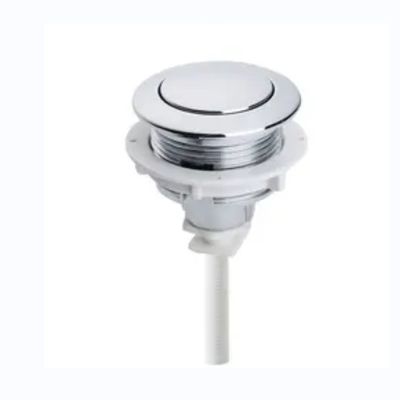 Chroomkleurige spoelknop voor eenklaps spoelsysteem met een diameter van 38 mm/48 mm/58 mm