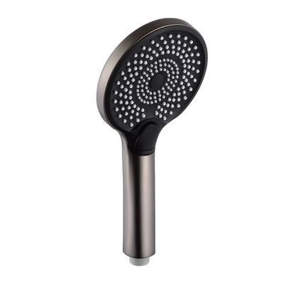 Fashion Style Hoogdruk Ronde Mat Zwarte ABS Plastic Regen Douche Hoofd voor Badkamer