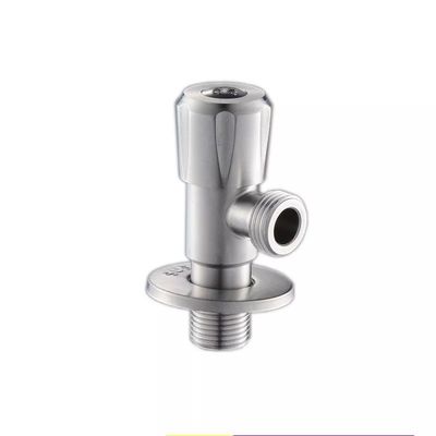 Roestvrij staal toilet bad fittings 1/2 wand gemonteerd handgestuurd badkamer water stop zwart keuken hoek klep