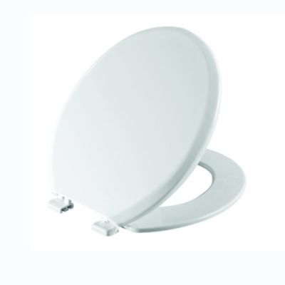 Langzaam sluitend, met scharnieren, rond toiletbedekking van polypropyleen voor moderne badkamers