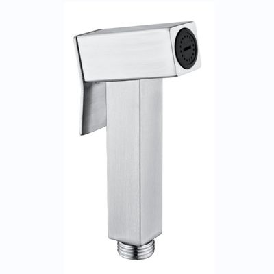 Duurzaam spoelen met moderne geborstelde nikkel toiletsproei voor een optimale reiniging