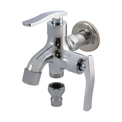 Moderne dubbele stopcontact keukenmixer wasbak kranen voor wasmachine wasbecken