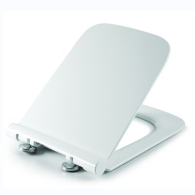 Moderne Polypropyleen Soft Close Vierkante Toiletzitting met Snelle Ontgrendeling