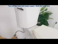 Modern ontwerp Wit verwarmd zacht dicht toiletstoel met snel loslaten ronde vorm