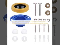 Universele 3-inch Anti-blokkeersysteem Flens Toilet Wasring Bout Kit Badkamer Reparatie en Vervanging Accessoire Kit