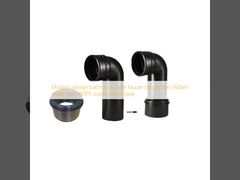 Modern design badkamer toiletkraan aansluiting verborgen watertank HDPE uitlaat elleboogbuis