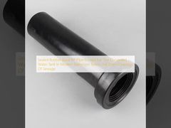 Verzegelde zwarte PP-rubberen buis wordt gebruikt voor de verborgen watertank in moderne badkamertoiletten, voor directe afvoer van afvalwater.