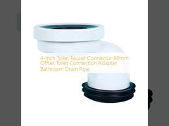 10 cm Toiletkraan Connector 90 mm Offset Toilet Aansluitadapter Badkamer Afvoerbuis