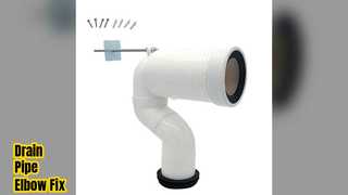 Toiletafvoerpijp Elleboogbevestiging