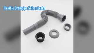 Flexibele wastafelkraanpijp Duurzame gootsteenafvoerslang