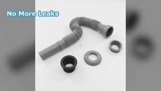 Flexibele gootsteenafvoerpijp, eenvoudig te installeren