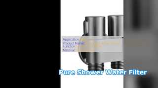 Gefilterde douchekop voor schoner water